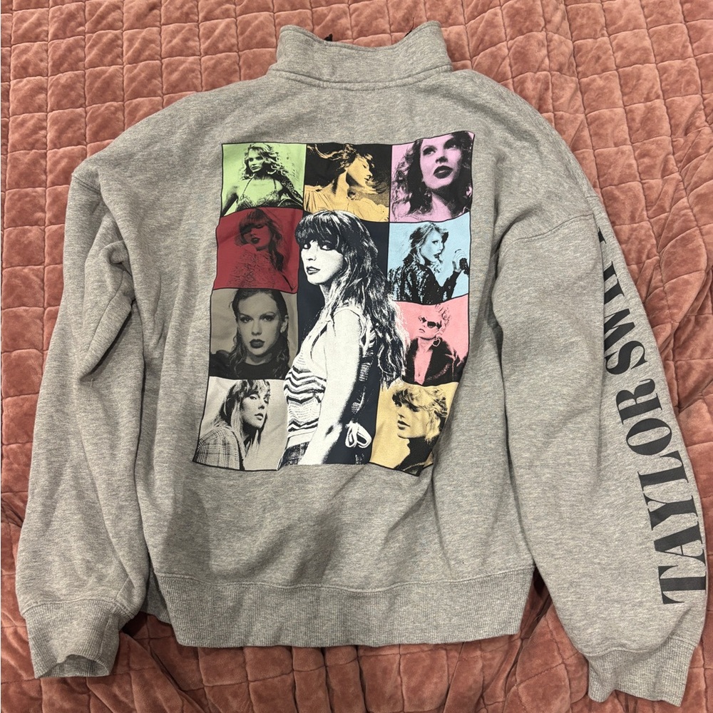 Taylor Swift The Eras Tour Gray Pullover XS